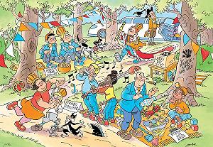 Пазл Jan van Haasteren Junior 21 «Блошиний ринок» 240 елементів від 6 років synthetic.ua - Фото 1