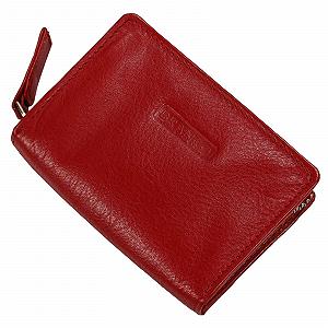 Кошелек-монетница кожаный GoBago Mini Zip красный synthetic.ua - Фото 1