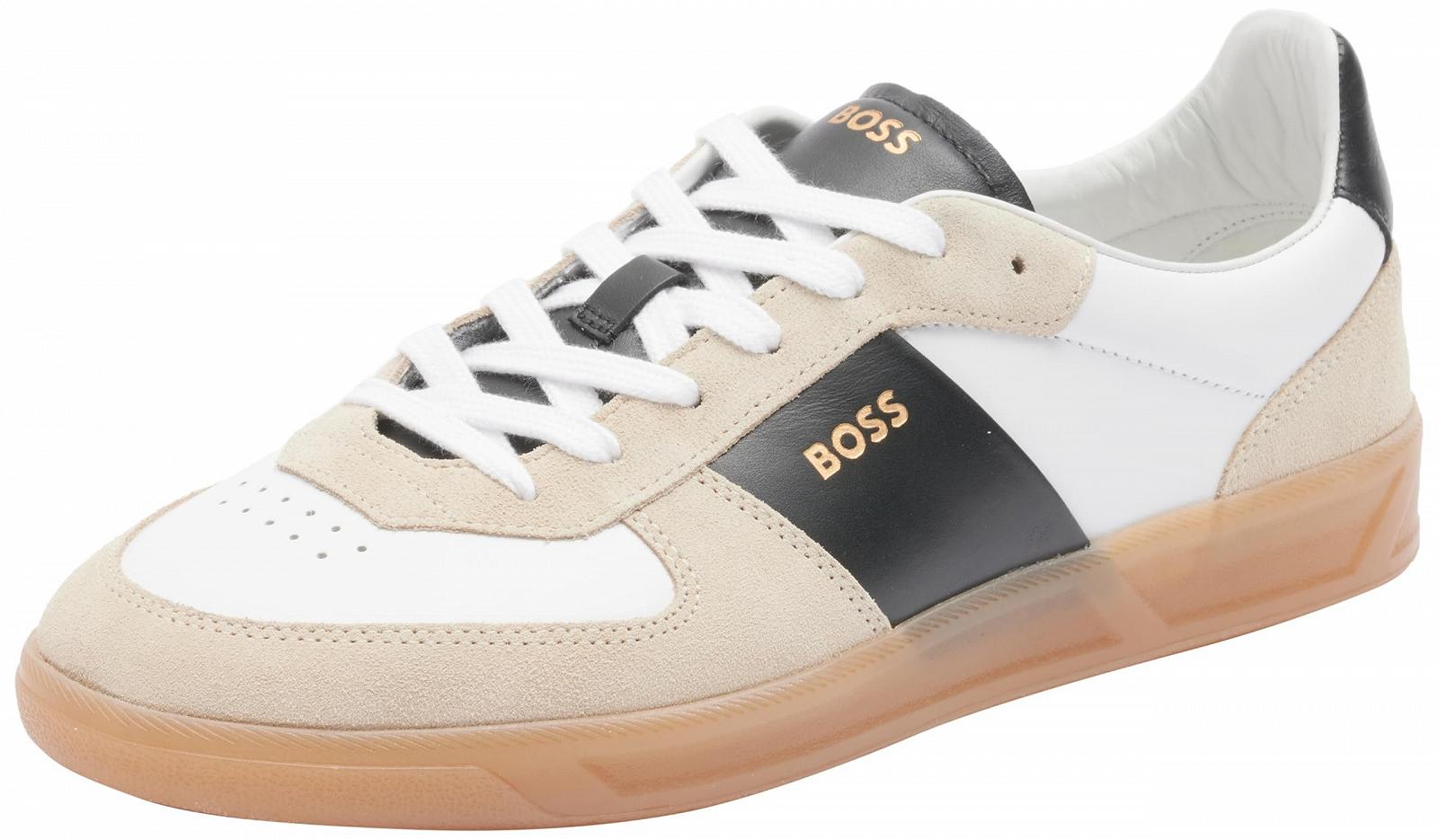 Кросівки BOSS Brandon Tenn Замша та Шкіра з Логотипом, фото №1