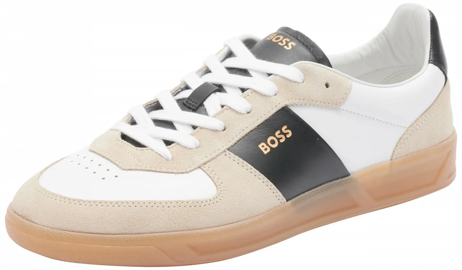 Кросівки BOSS Brandon Tenn Замша та Шкіра з Логотипом, фото №1