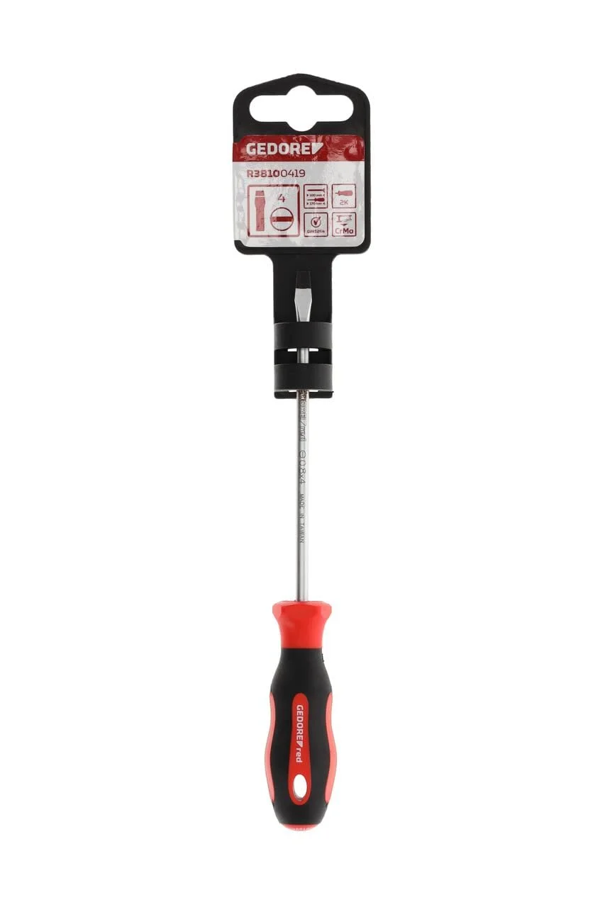 Викрутка шліцова GEDORE red R38100419 4 мм 170 мм сталева з 2-компонентною ручкою, фото №6