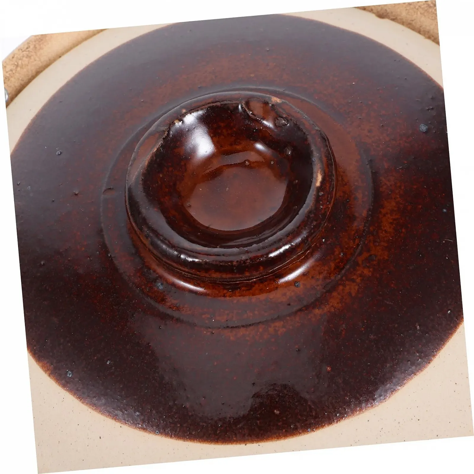 Горшок керамический Garneck с крышкой жаропрочный для риса и супов, фото №3