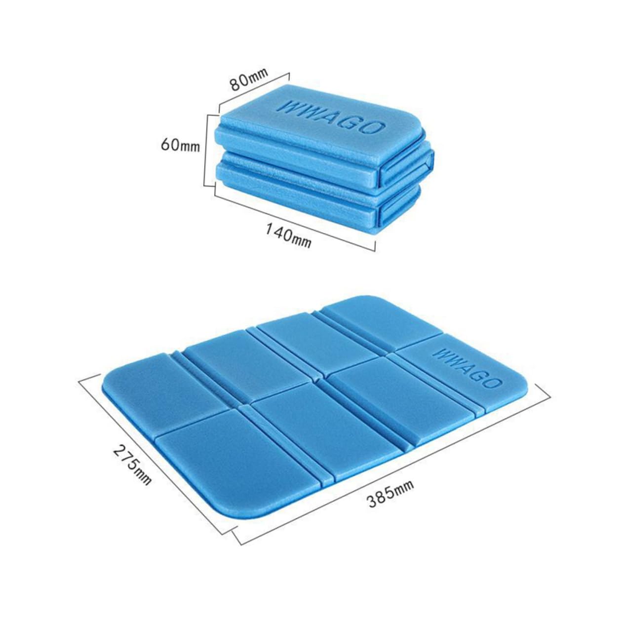 Килимок Toddmomy Xpe 8 x складаний піноматеріал для пікніку дитячий, фото №4