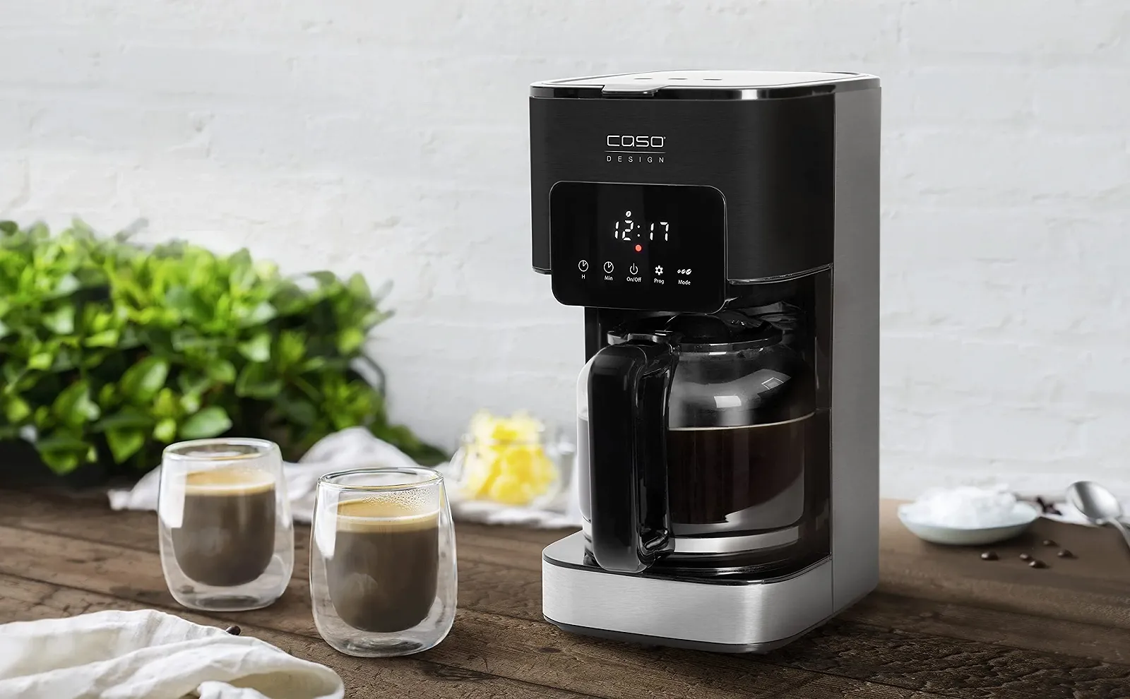 Кофеварка капельная CASO Coffee Taste and Style 1.5 L 92-96 °C Drip Stop 12 чашек нержавеющая сталь, фото №11