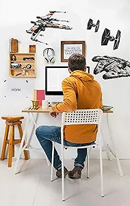 Наклейка на стіну Komar Star Wars Spaceships Freestyle 14723h набір 5 шт Мультиколор - Фото 1