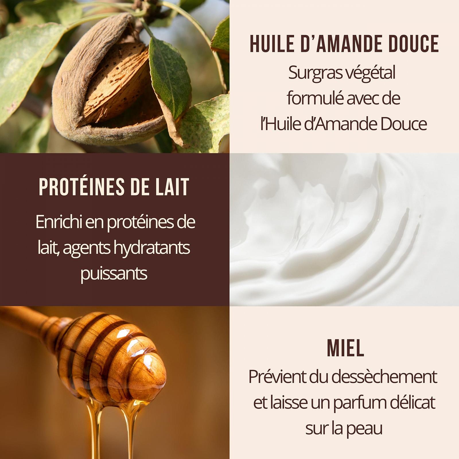 Гель для душу Rogé Cavaillès Milk and Honey 1 л, фото №4 Гель для душу Rogé Cavaillès Milk and Honey 1 л, фото №4