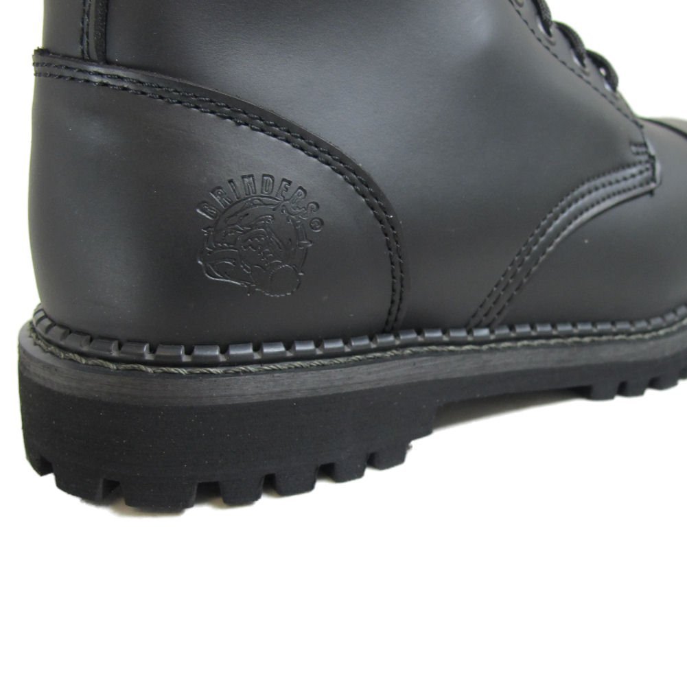 Чоботи Grinders Herald з сталевим носком Matt Varnish Black, фото №4