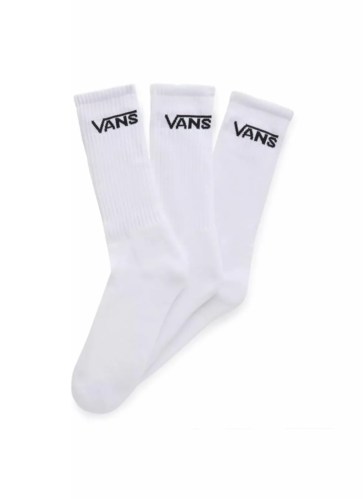 Шкарпетки Vans Classic Crew, 3 пари, розмір 5/8, білі, One Size, фото №1 Шкарпетки Vans Classic Crew, 3 пари, розмір 5/8, білі, One Size, фото №1