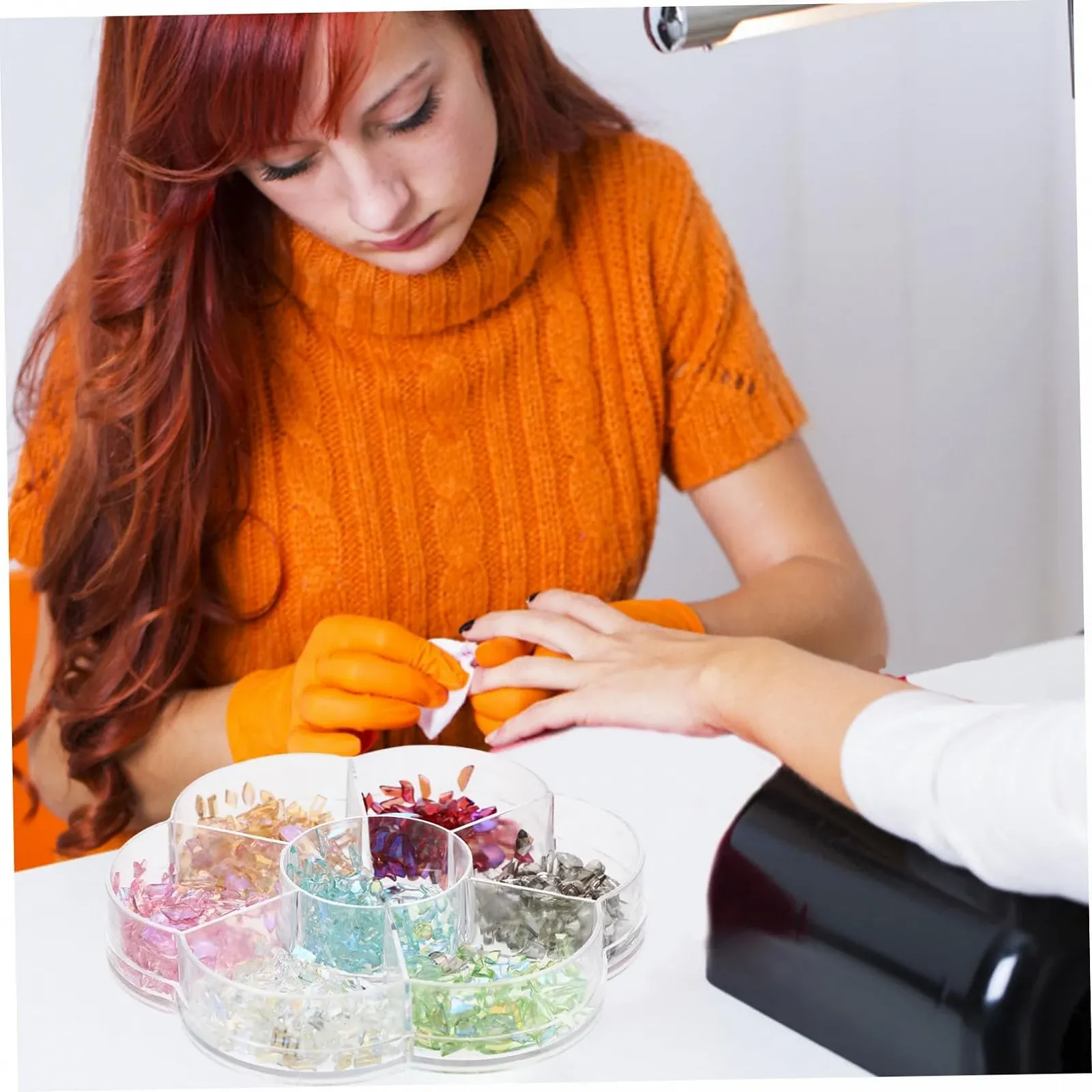 Кристаллы для ногтей Healeved Bunte Glitzersteine Aus Harz, разноцветные, фото №3