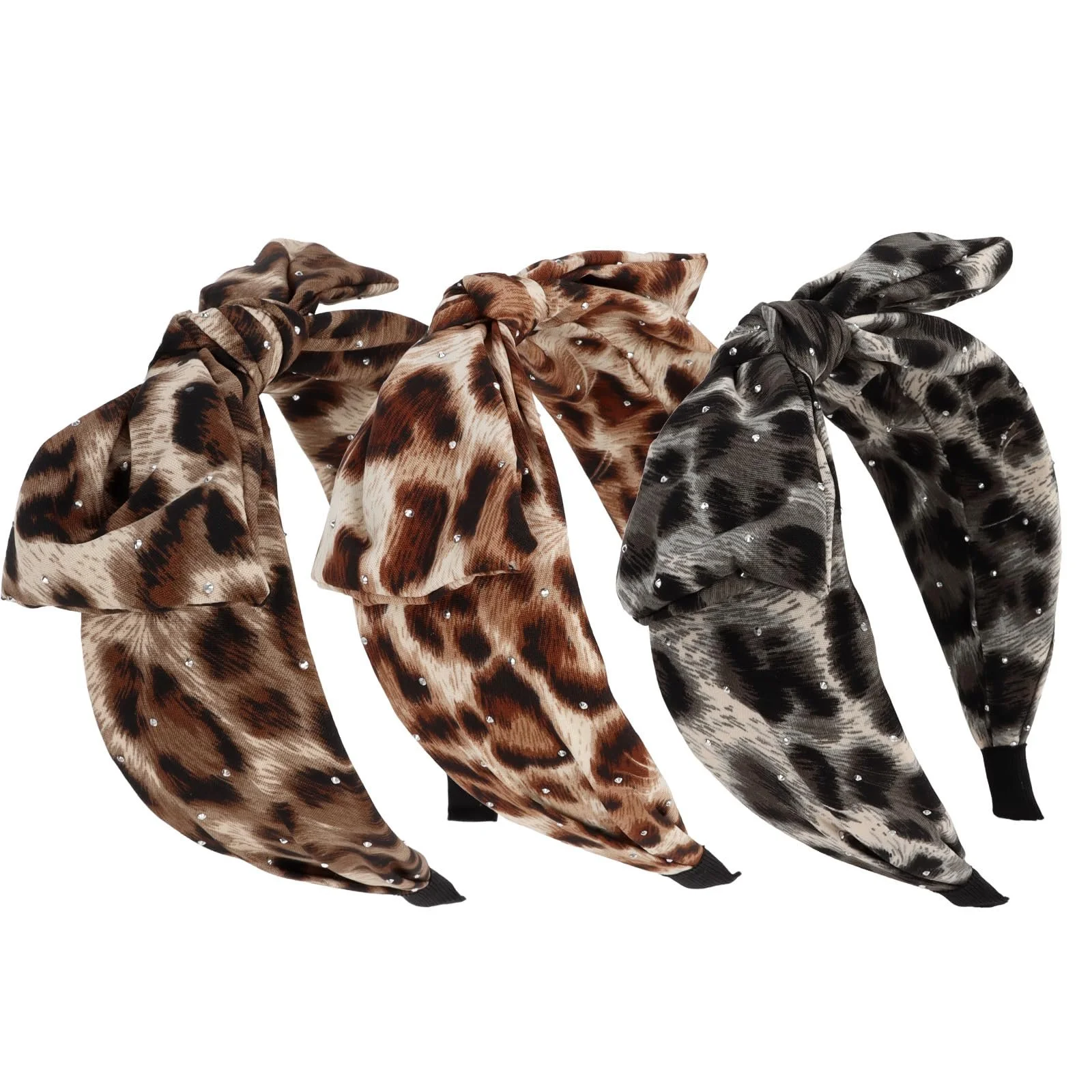 Набір з 3 модних жіночих обручів для волосся, фото №1