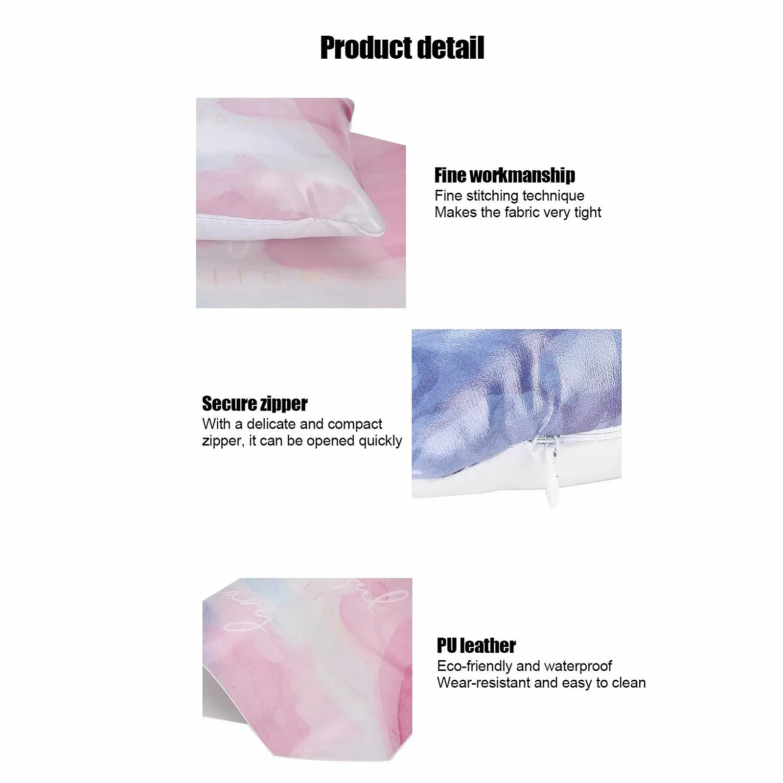 Подушка для манікюру PU шкіра Smudged style, фото №4