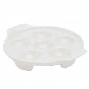 Форма для запікання равликів BESTYASH керамічна на 6 лунок Біла - Фото 1