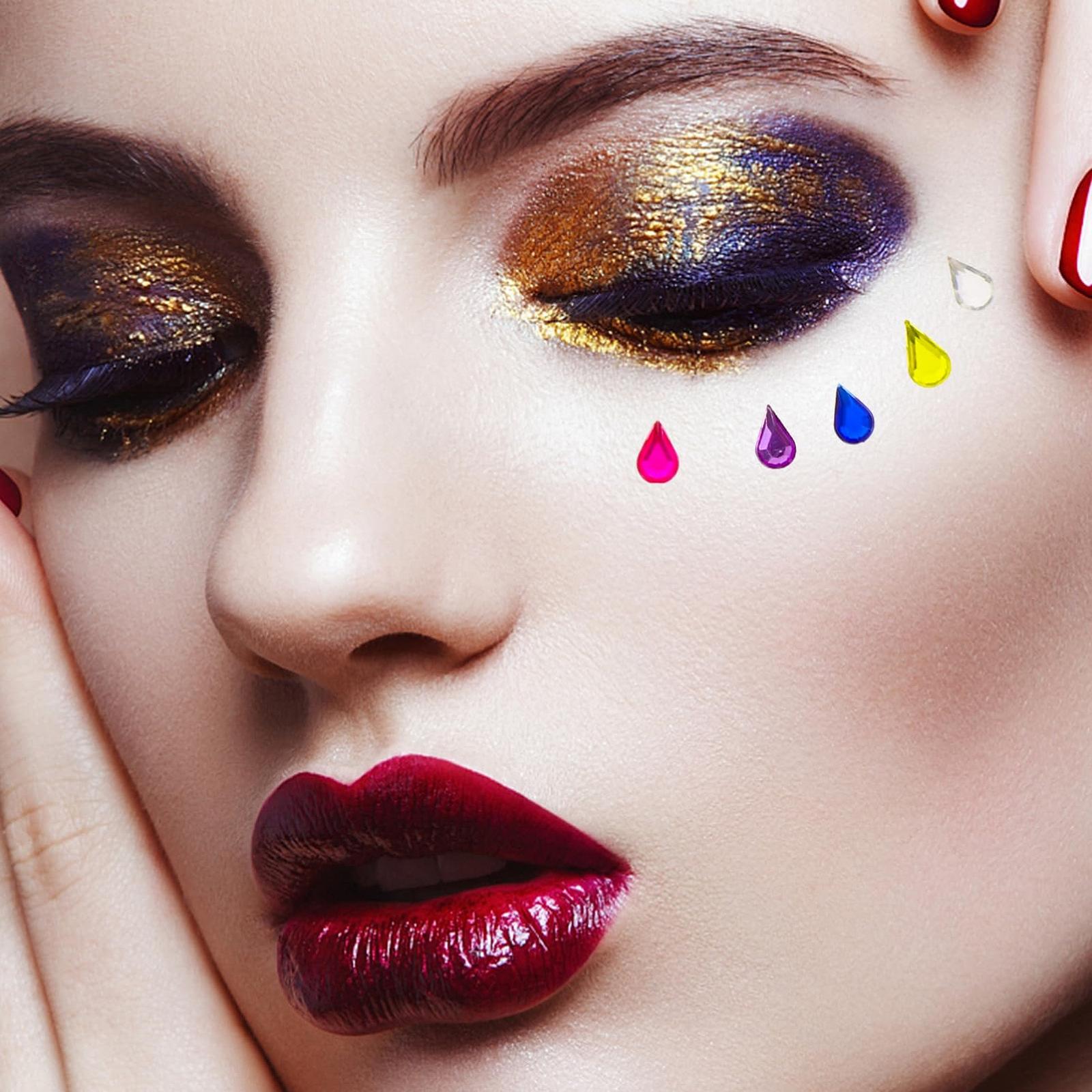 Наклейки Стразы Beavorty, 20 листов, кристаллы для детей, для ногтей, фото №9