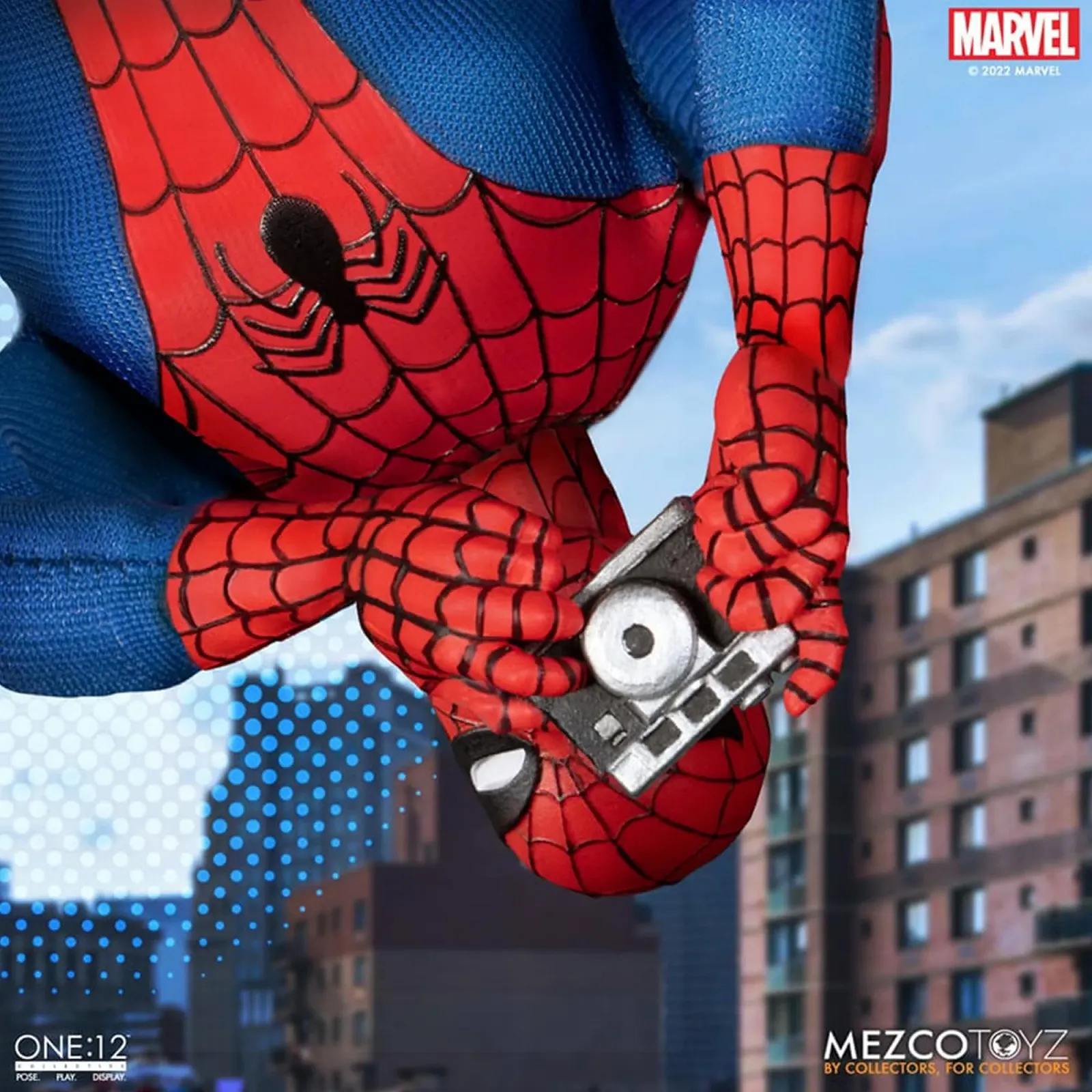 Колекційна фігурка Mezco One:12 Deluxe Edition The Amazing Spider-Man деталізована пластикова, фото №5