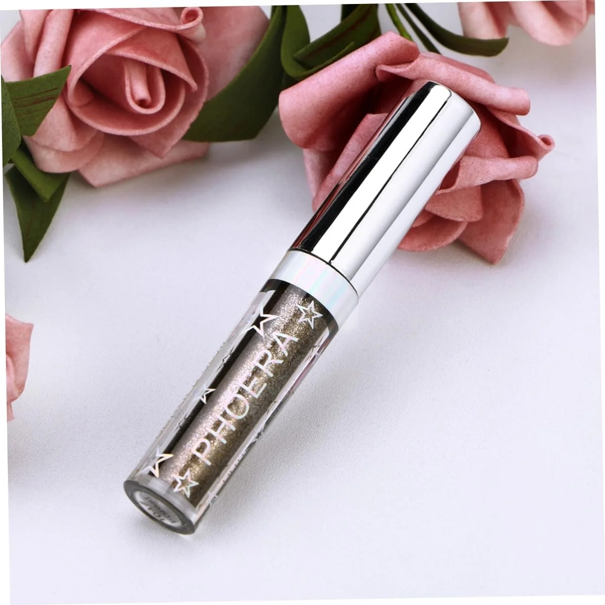 Рідкі тіні для повік Beaupretty з блискітками, металік, перламутр, фото №3