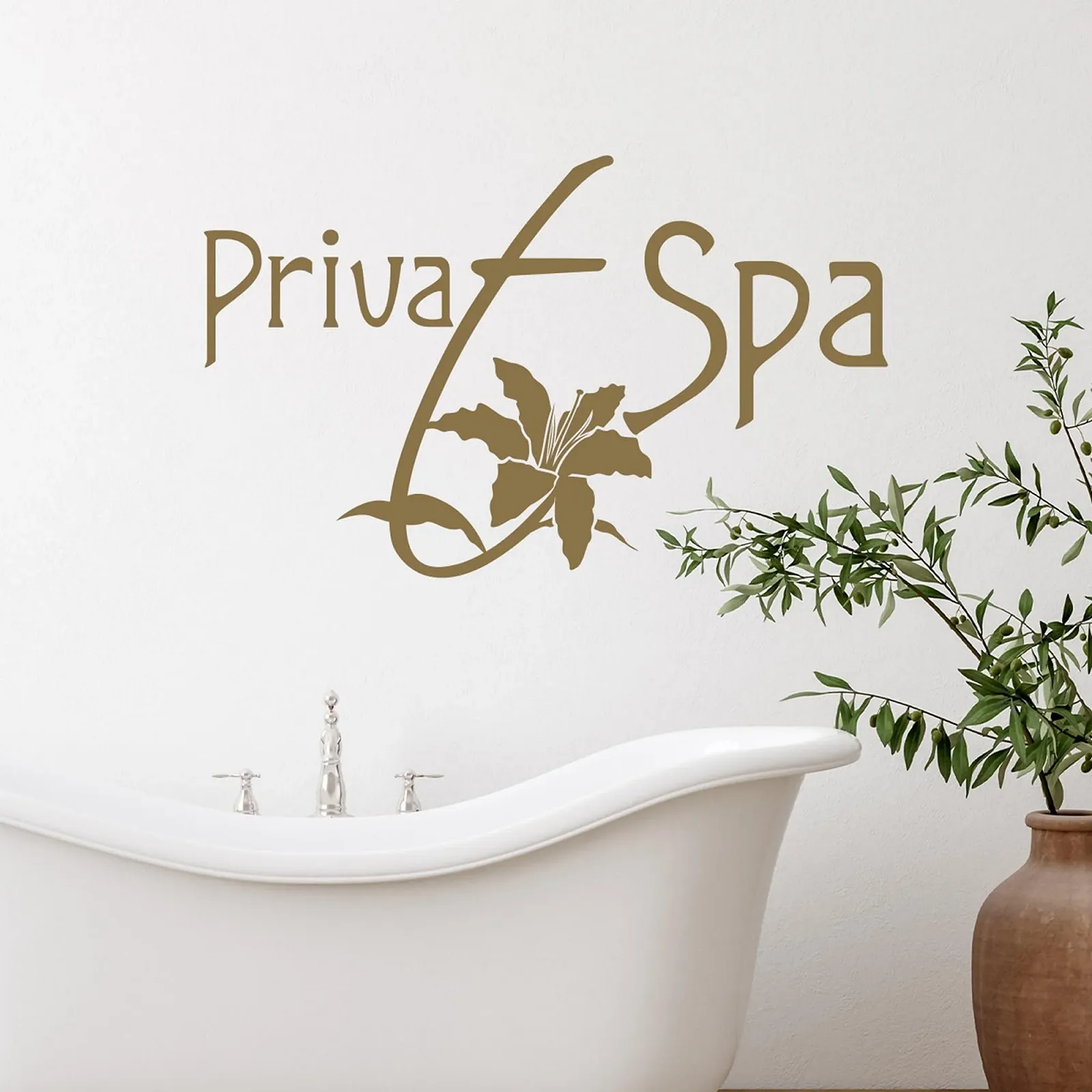 Наклейка на стену GRAZDesign Private Spa 49 x 30 см 091 Золотистая, фото №3