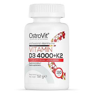 Витамин D3 4000+K2 Ostrovit Vitamin 110 tabl - Фото 1