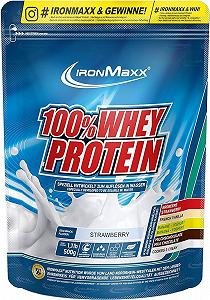 Протеин Ironmaxx 100 Whey Protein 500 g Strawberry - Фото 1