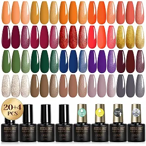 Гель-лак ROSALIND Набір 24 шт. Осінньо-зимові кольори - Фото 1
