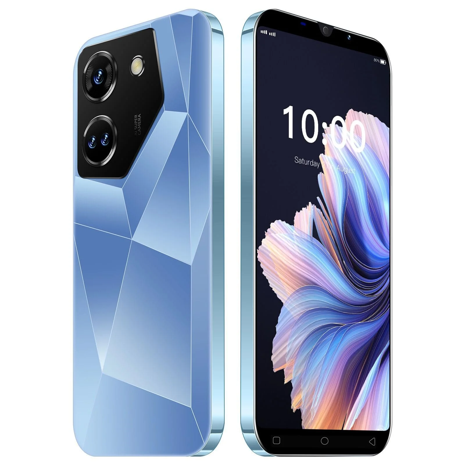 Смартфон C20Pro 5,0" Dual SIM 16GB ROM Face ID Blue, фото №1