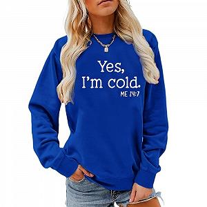 Унисекс свитшот Yes, I'm Cold - Фото 1