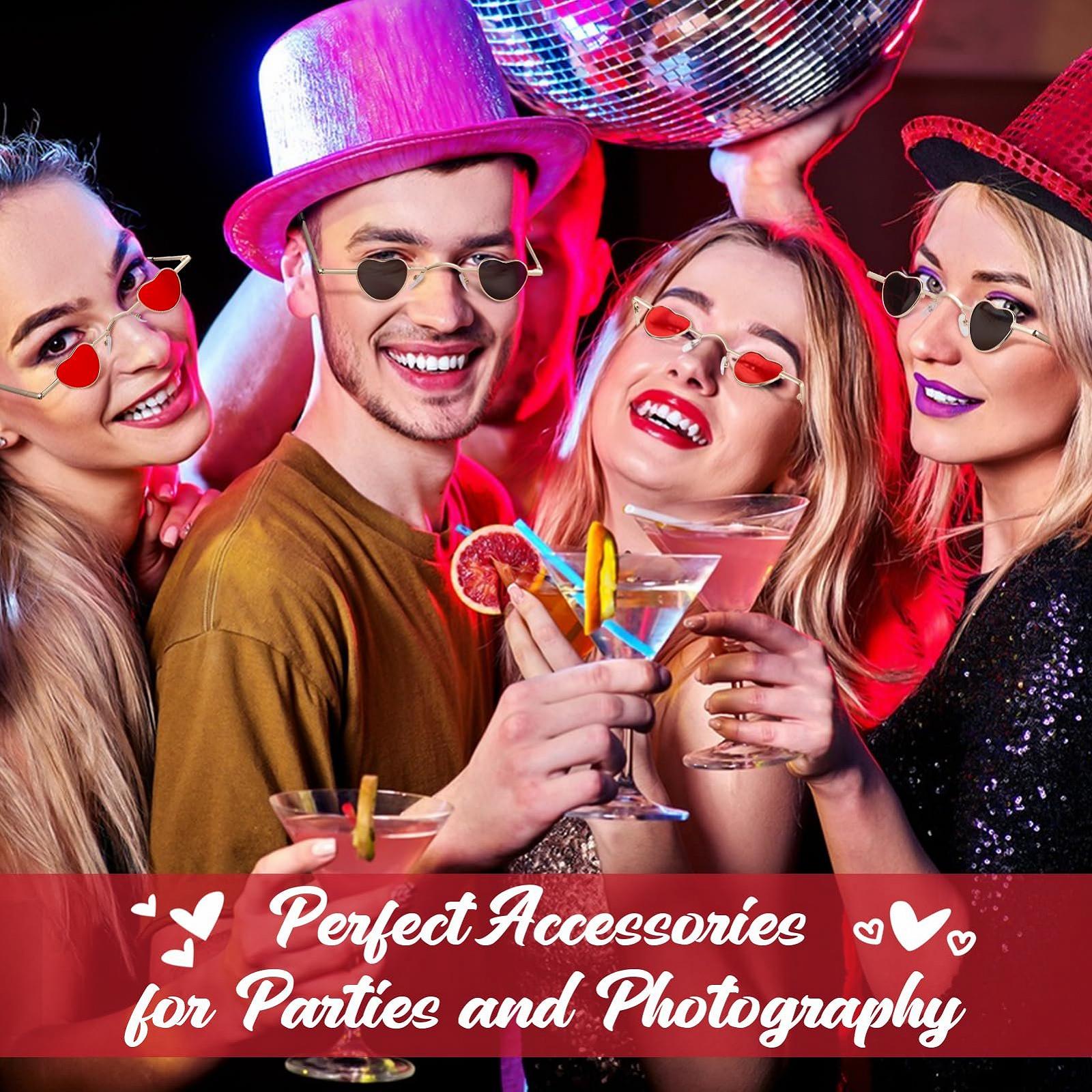 Сонцезахисні окуляри Kiiwah у формі серця, маленькі, унісекс, ретро, металева оправа, фото №5