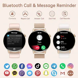 Смартгодинник жіночий, Функція телефона, Сповіщення про повідомлення synthetic.ua - Фото 1