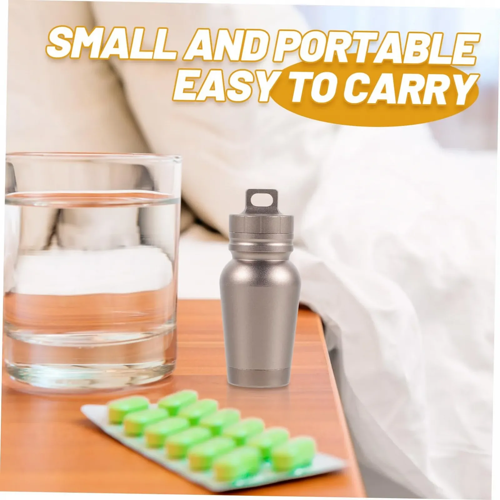 Футляр для таблеток CLISPEED, 1 шт., металевий, алюмінієвий сплав, фото №5