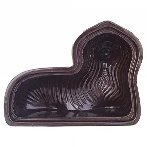 Форма для запекания orion group Пасхальный агнец керамическая 18 x 14 x 7 см коричневая synthetic.ua - Фото 1