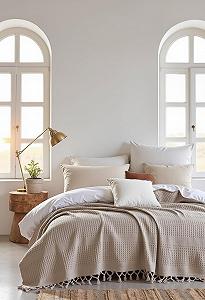 Покривало Вафельний вигляд BOHORIA The Urban Loft 200 x 220 см Бавовна synthetic.ua - Фото 1