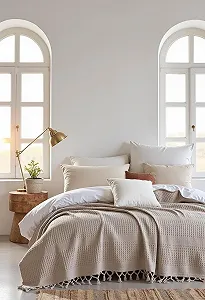 Покривало Вафельний вигляд BOHORIA The Urban Loft 200 x 220 см Бавовна synthetic.ua - Фото 1