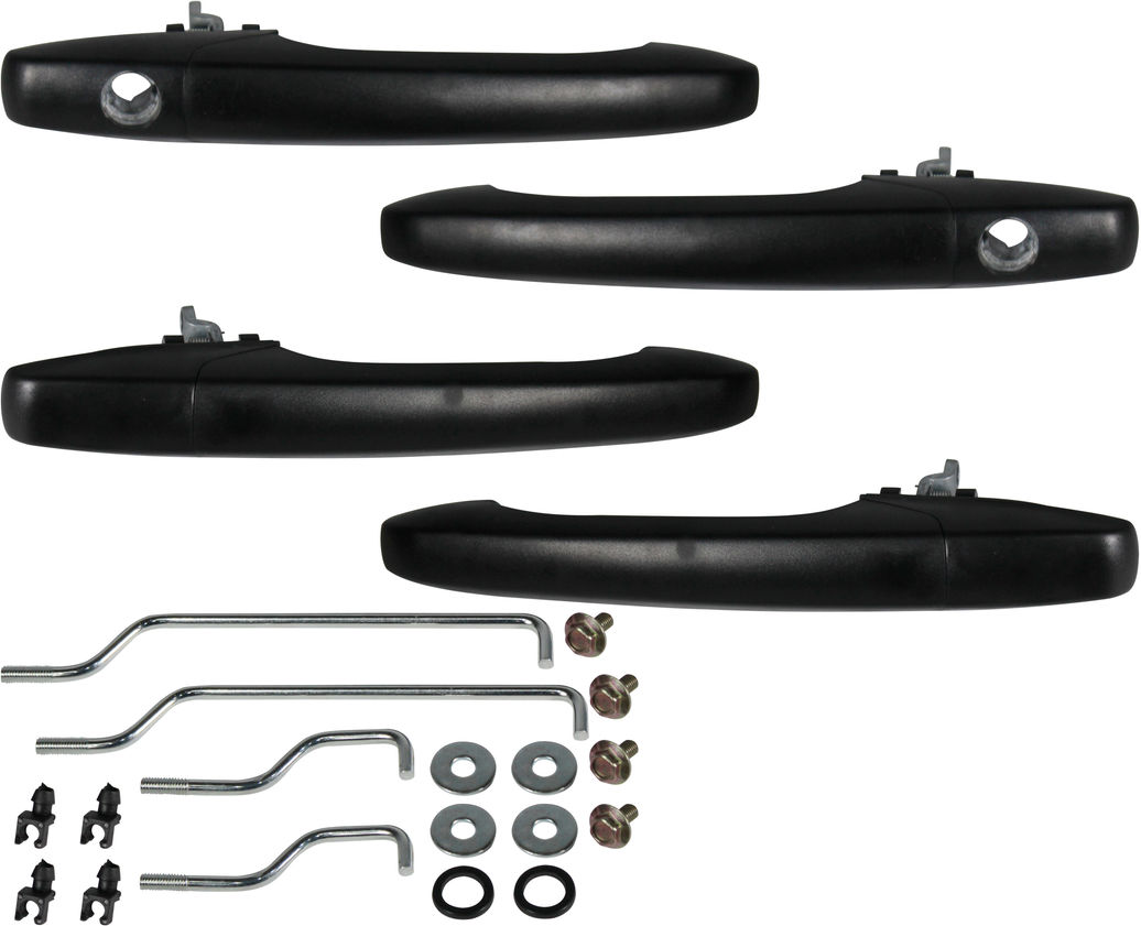 Ручки дверні зовнішні Евро 2109-15 Vortex кт 4шт 2109-6105-VX, фото №1