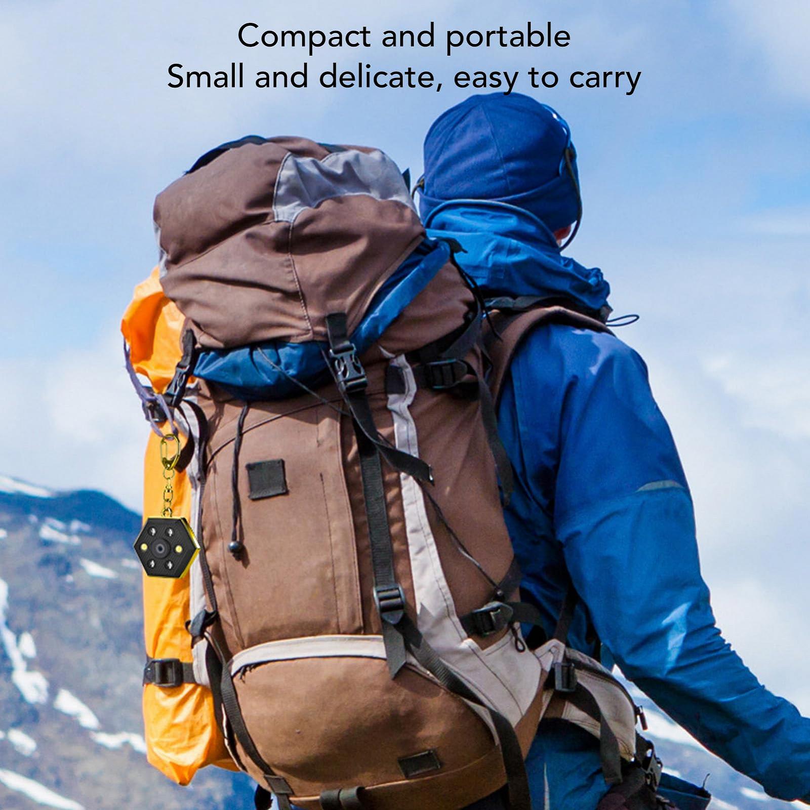 Камера Topiky Action HD 1080P Портативная с брелоком, магнитная видеокамера с инфракрасной ночной съёмкой, фото №2