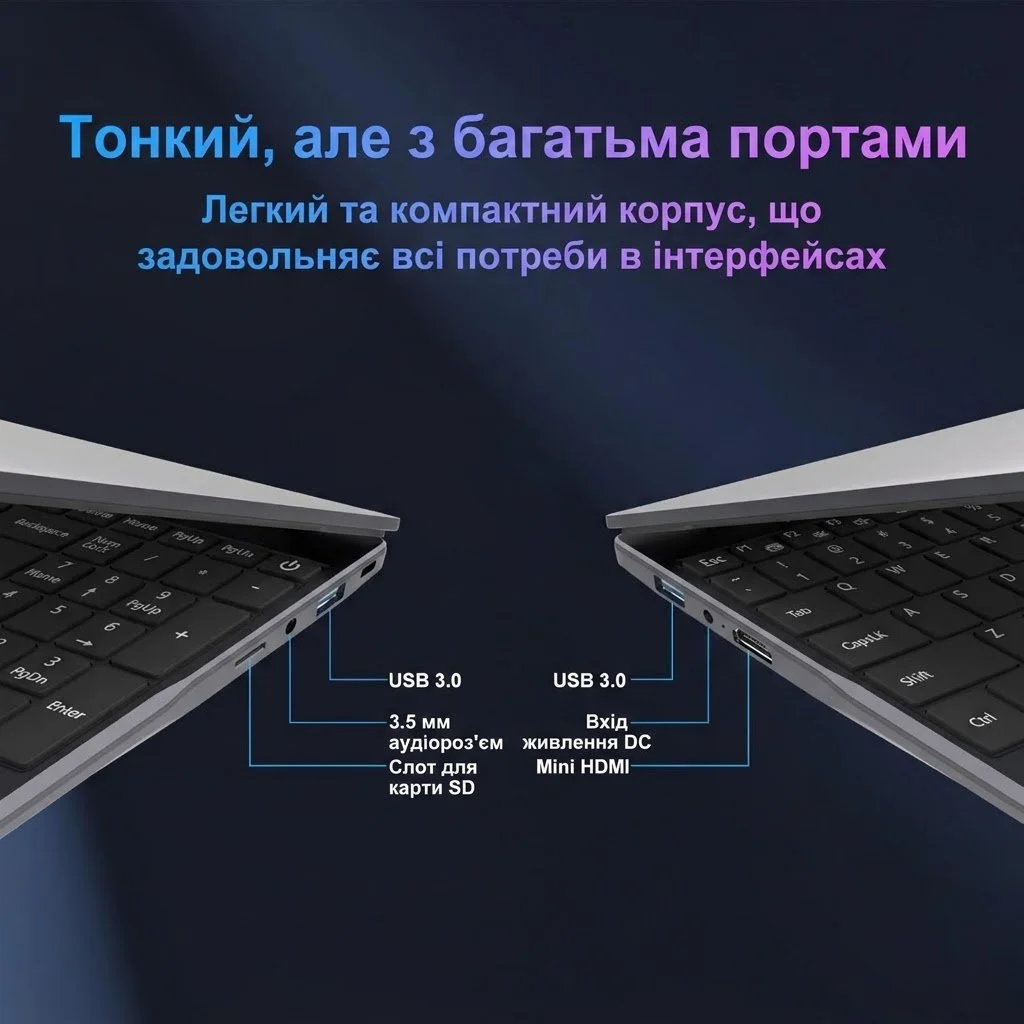 Ноутбук 15.6" DREAMFYRE ANL5 AMD Ryzen 5 3500U RAM 16GB SSD 512GB Windows 11 (UKR), фото №3