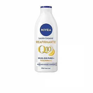 Лосьон для тела NIVEA Q10 Укрепляющий 400 мл, Увлажняющий крем 72 часа для нормальной кожи, Крем для тела с комплексом Collagen Boost, Витамином C и чистым Q10 - Фото 1