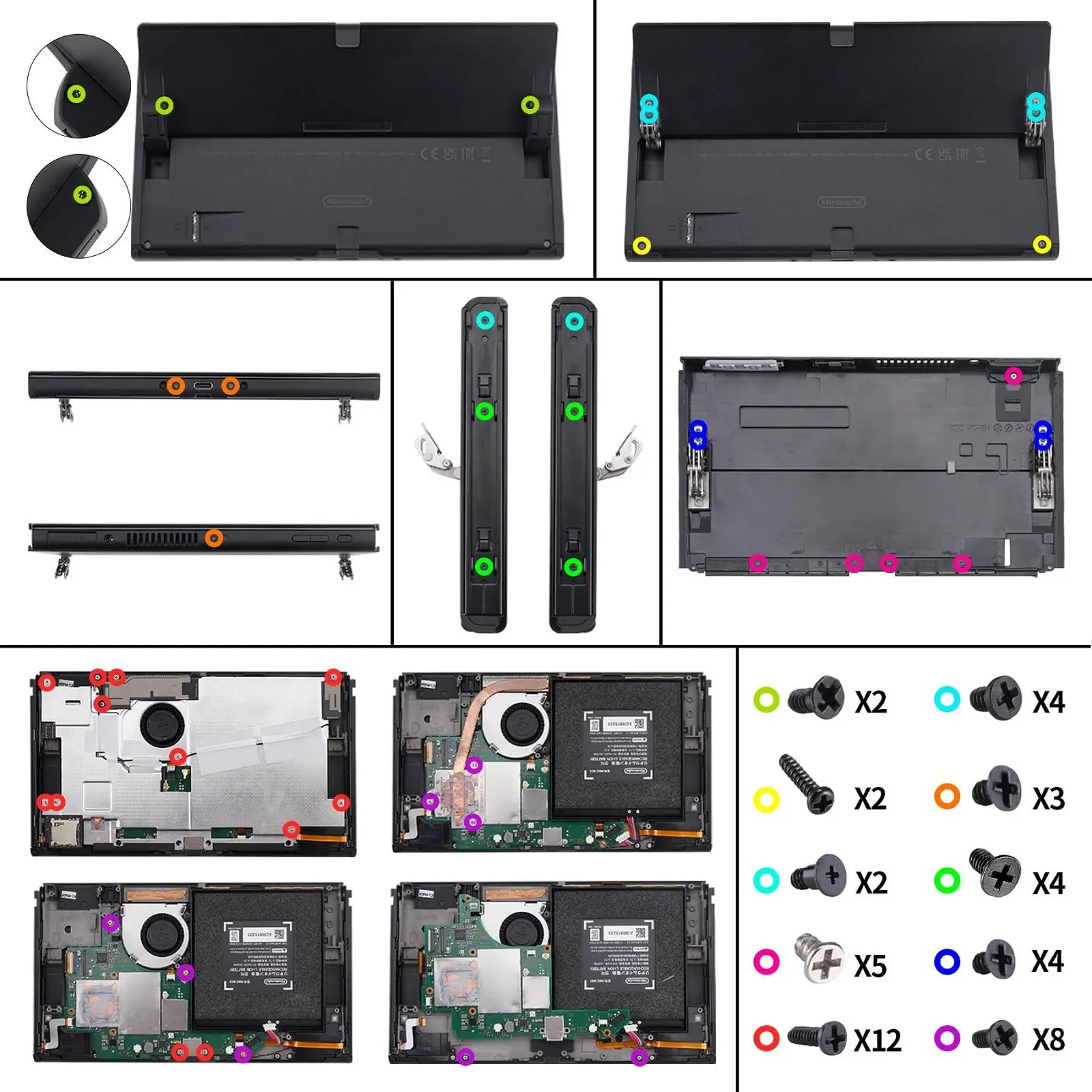 Набор отверток eXtremeRate 16 в 1 для NS Switch Joy Con/ Switch OLED Joycon Console, фото №2