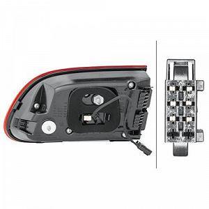 Задний фонарь HELLA 2SD 011 500-151 для PORSCHE, левый synthetic.ua - Фото 1