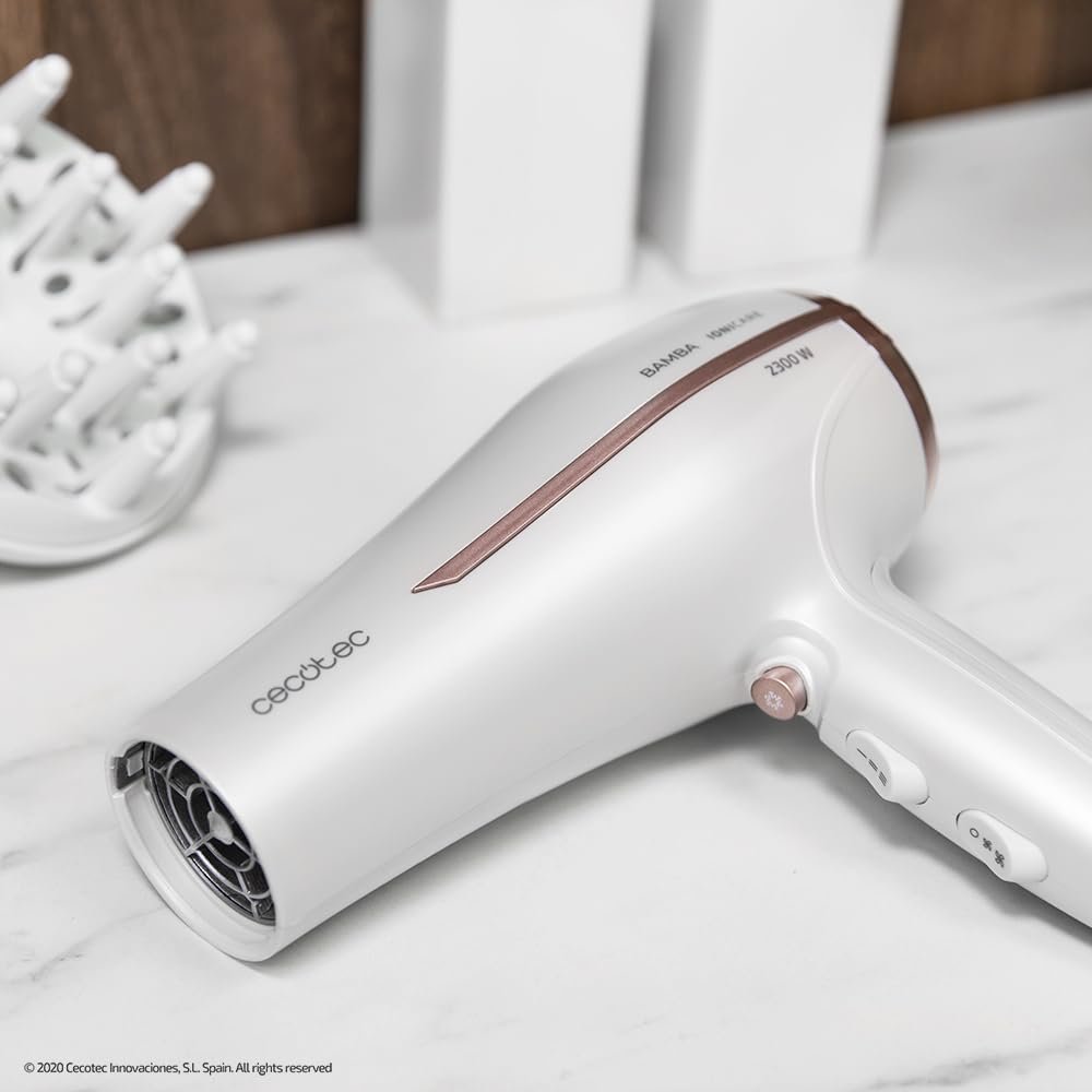 Фен Cecotec Bamba IoniCare 5200 Aura Ionic, 2300 Вт, с концентратором и диффузором, фото №9