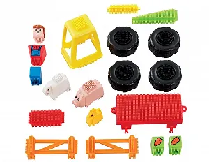 Строительный набор Ферма Stickle Bricks synthetic.ua - Фото 1