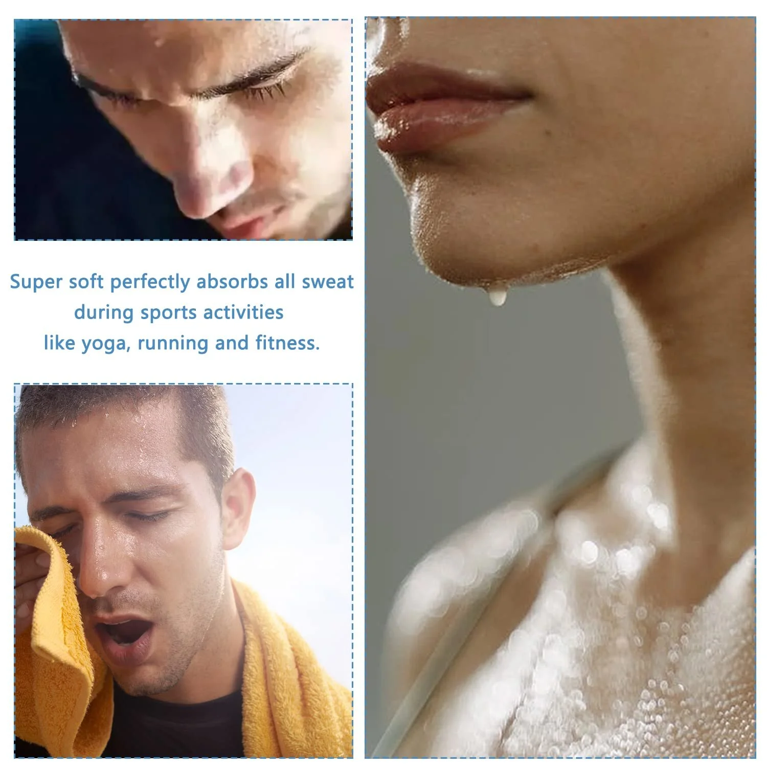 Спортивні пов'язки на голову, еластичні, фото №3