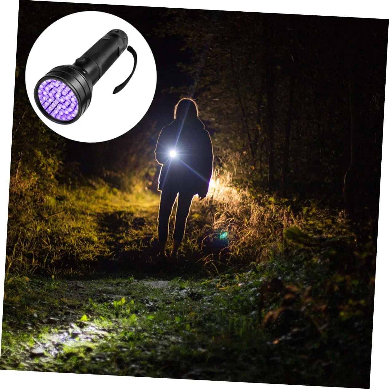 Ультрафіолетовий ліхтарик LED Портативний для перевірки металу Контроль безпеки Антипідробка, фото №2