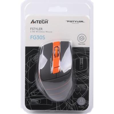 Компьютерная мышь A4Tech FG30S Orange, фото №8