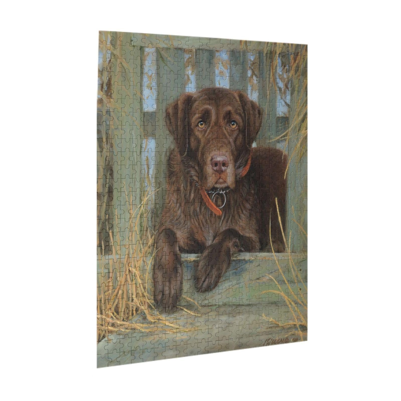 Пазл Labrador Dog Lab Chocolate 500 елементів дерев'яний 38 x 52 см, фото №1