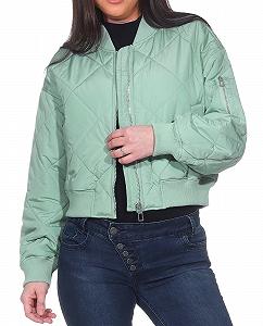 Куртка стеганая короткая женская ONLY ONLViola Бомбер synthetic.ua - Фото 1