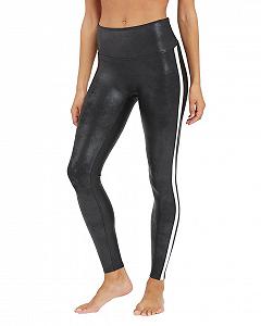 Леггинсы Spanx Искусственная кожа полосатые - Фото 1