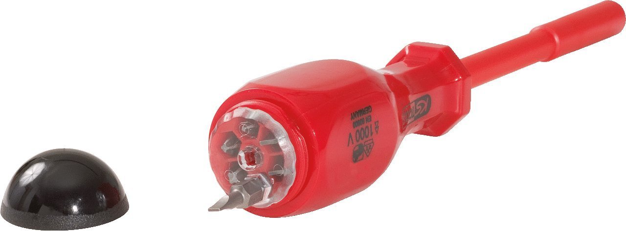 Викрутка для бит с магазином KS Tools 117.1625 1/4" 230 мм VDE, фото №4
