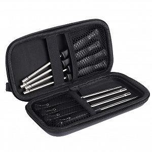 Набір викруток для карбюратора 8 штук з футляром з алюмінієвого сплаву - Фото 1