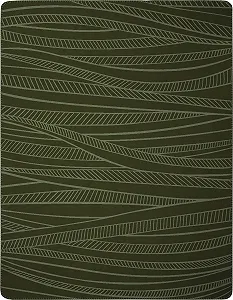 Покривало Villeroy & Boch Willow Зелений оливковий 150 x 200 см - Фото 1