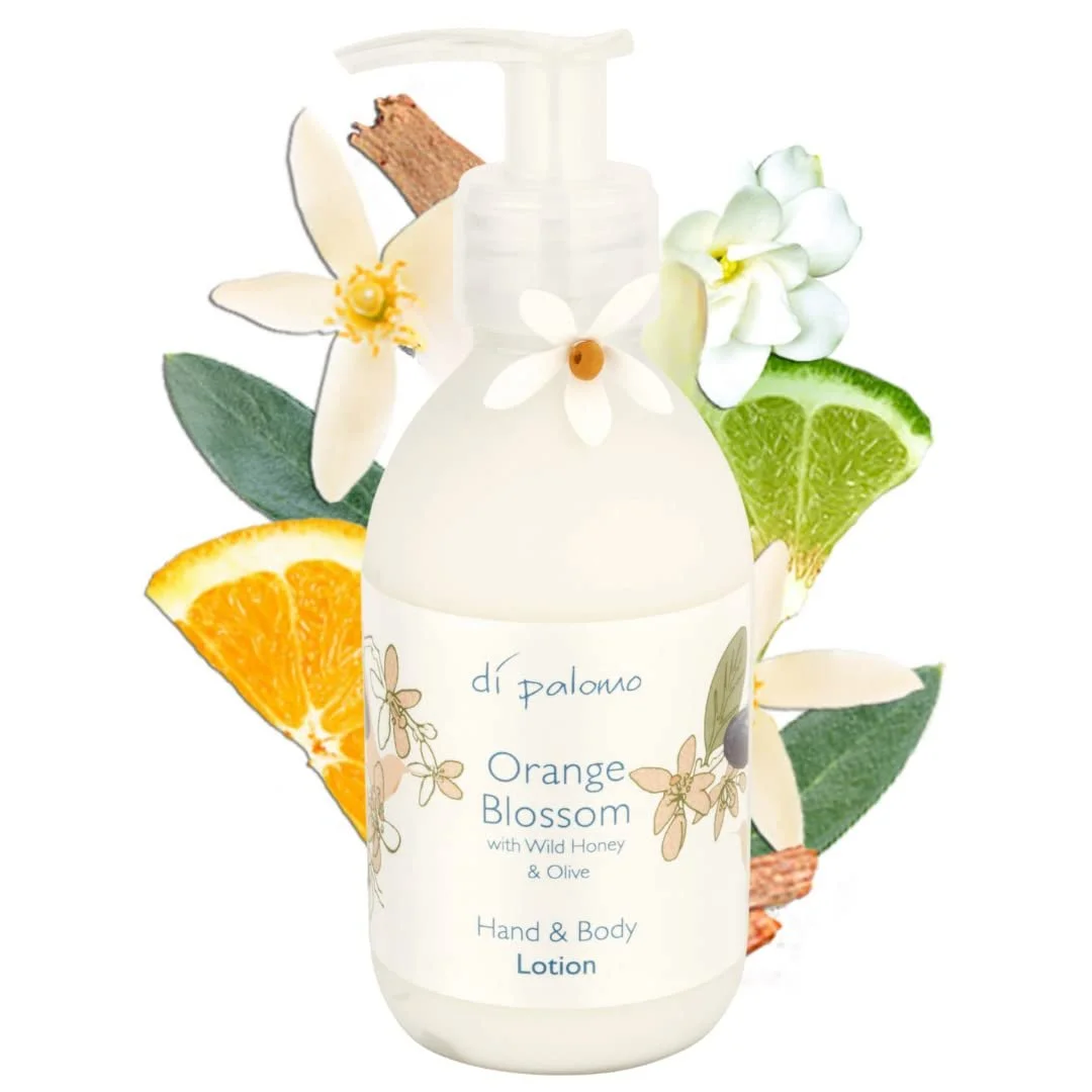 Лосьйон для рук та тіла Di Palomo Orange Blossom with Wild Honey & Olive 225 мл, фото №1