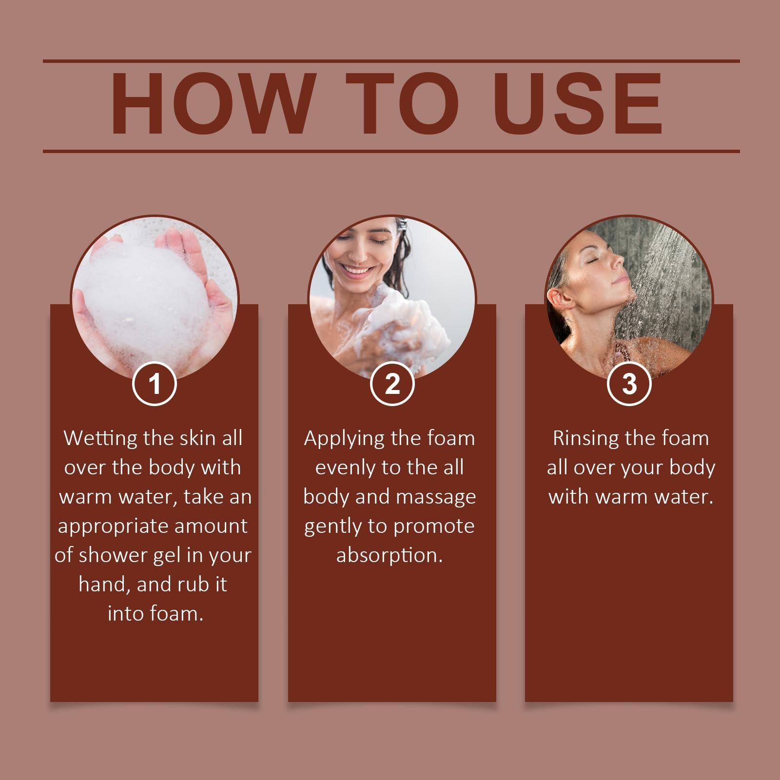 Гель для душу натуральний зволожувальний на основі талового жиру (3 шт.), фото №7